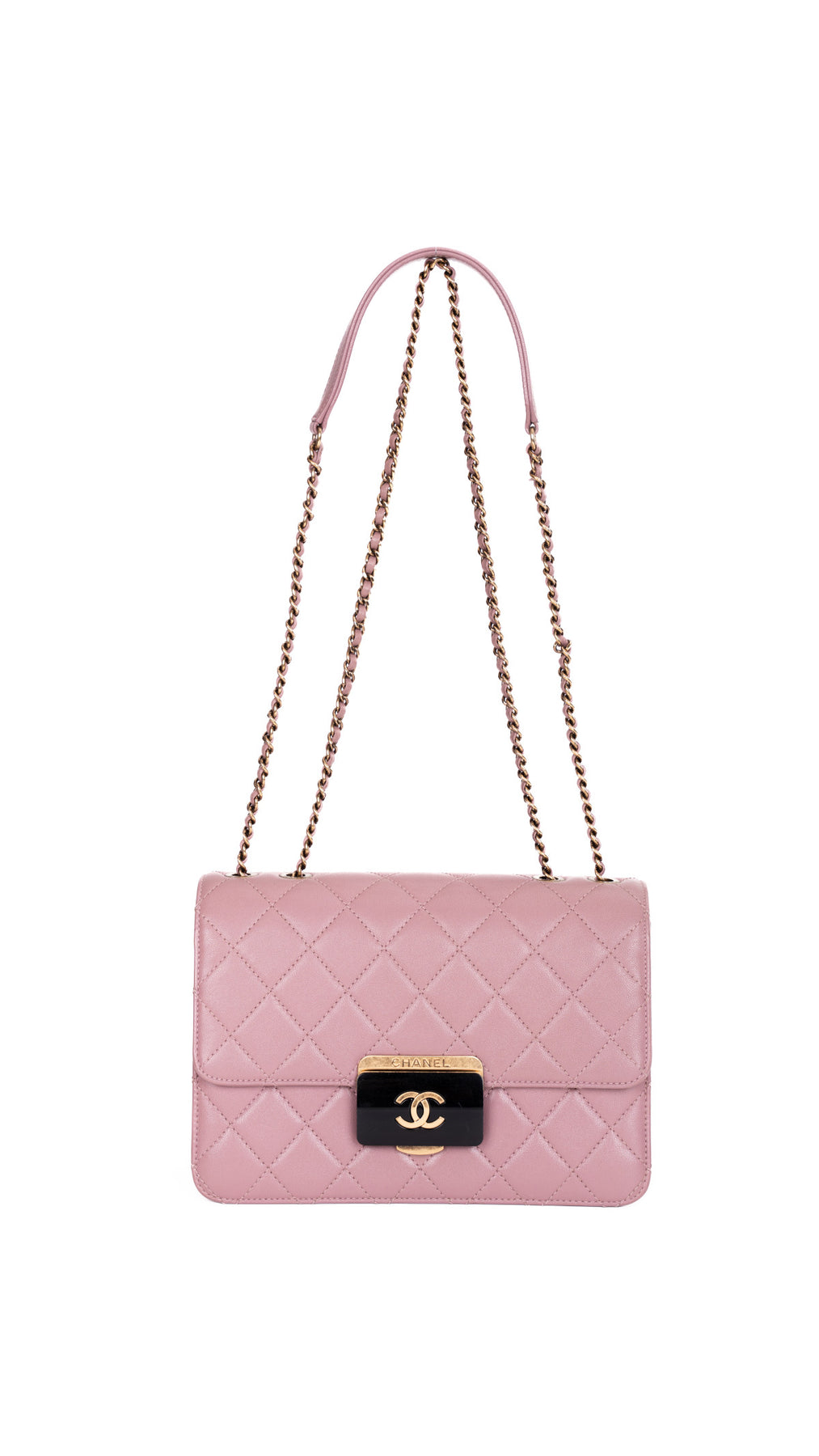 Chanel Single Flap Bag CC - Rosa