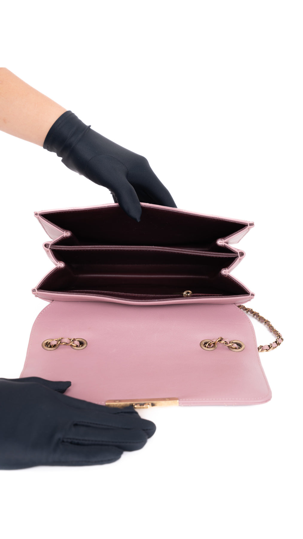 Chanel Single Flap Bag CC - Rosa