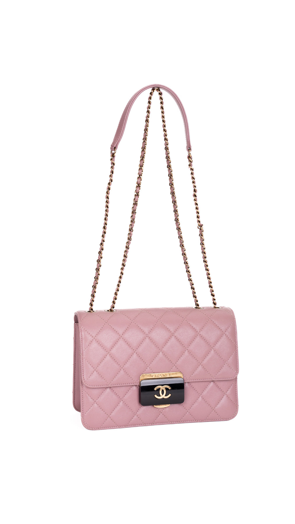 Chanel Single Flap Bag CC - Rosa