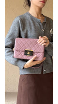 Chanel Single Flap Bag CC - Rosa