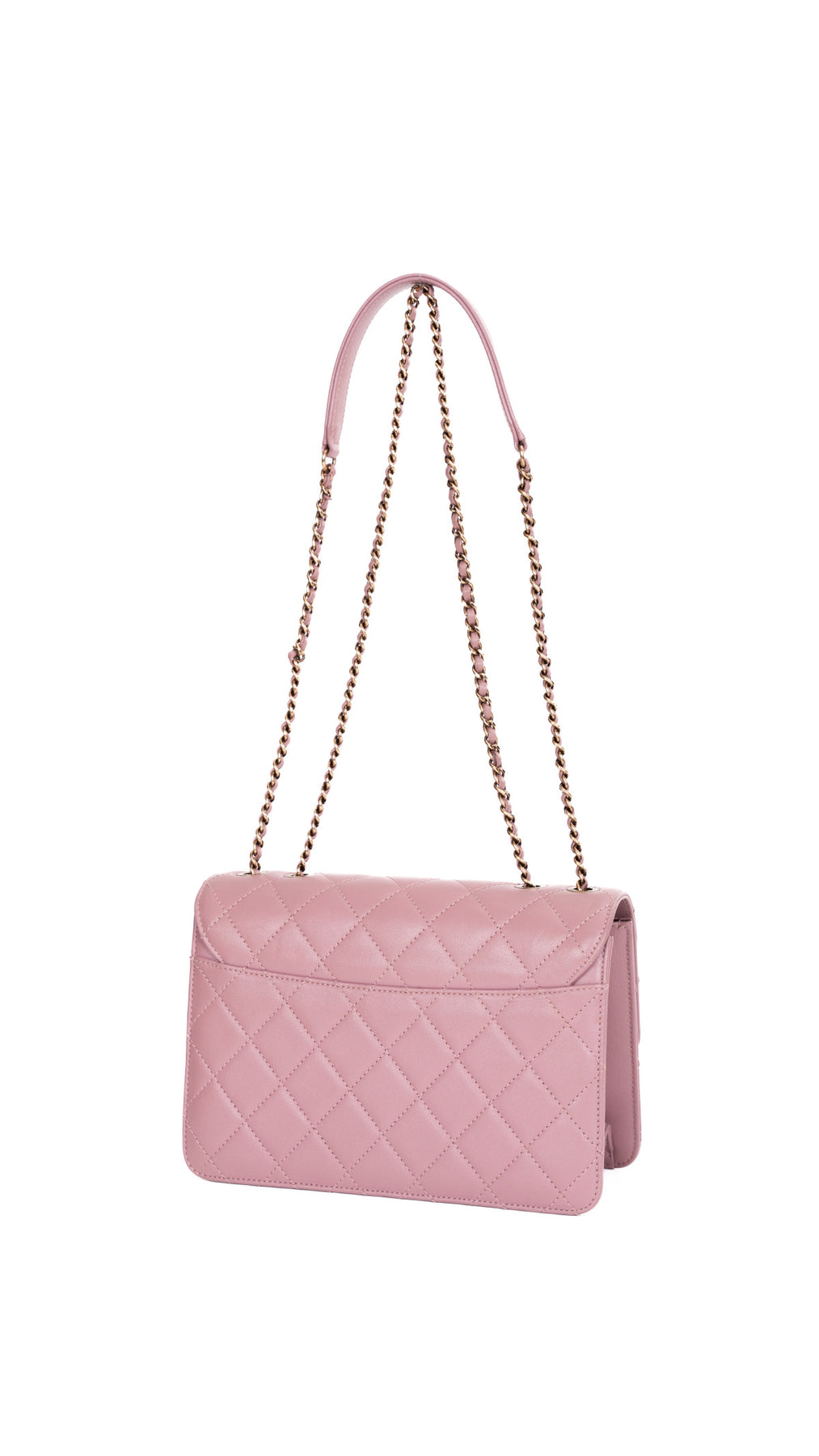 Chanel Single Flap Bag CC - Rosa