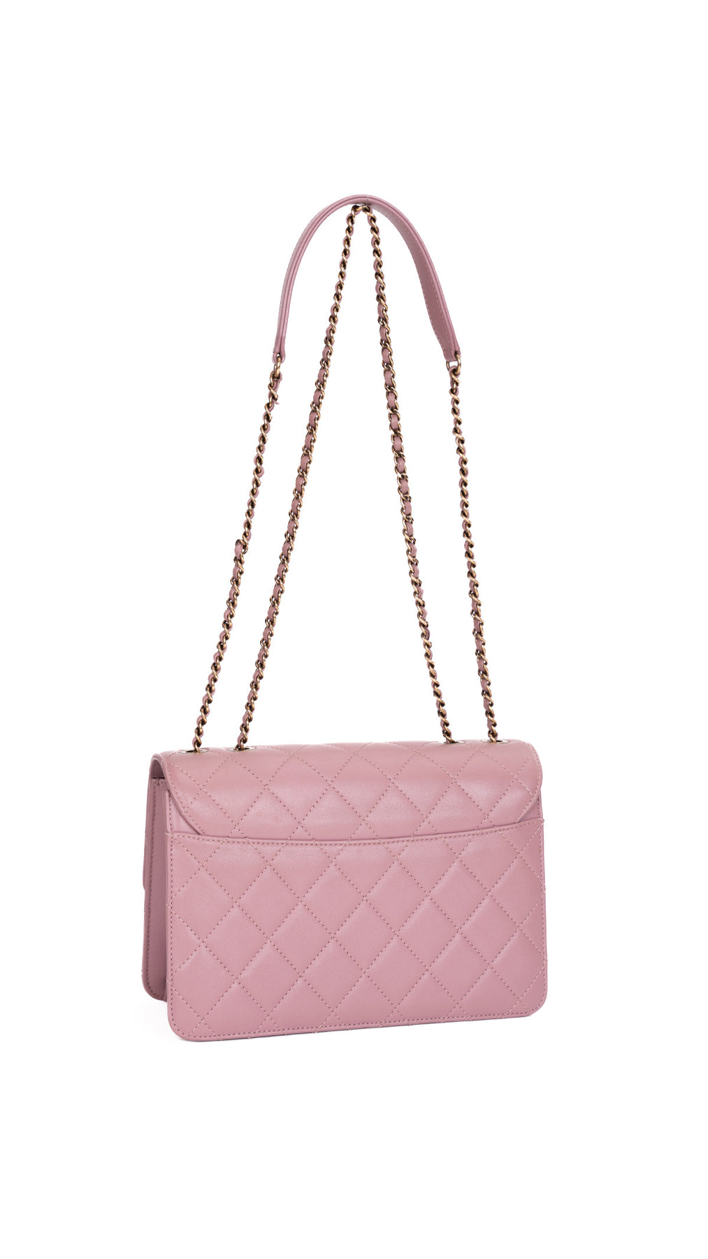 Chanel Single Flap Bag CC - Rosa