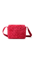 Chanel Single Flap Axelväska Mocka - Röd