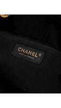 Chanel Single Flap Axelväska - Ljusblå/Svart