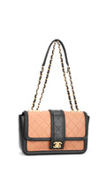 Chanel Two Tone Flap Bag - Beige