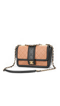 Chanel Two Tone Flap Bag - Beige