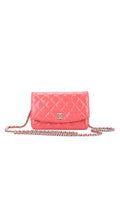 Chanel Wallet On Chain Quilted Flap Bag - Rosa