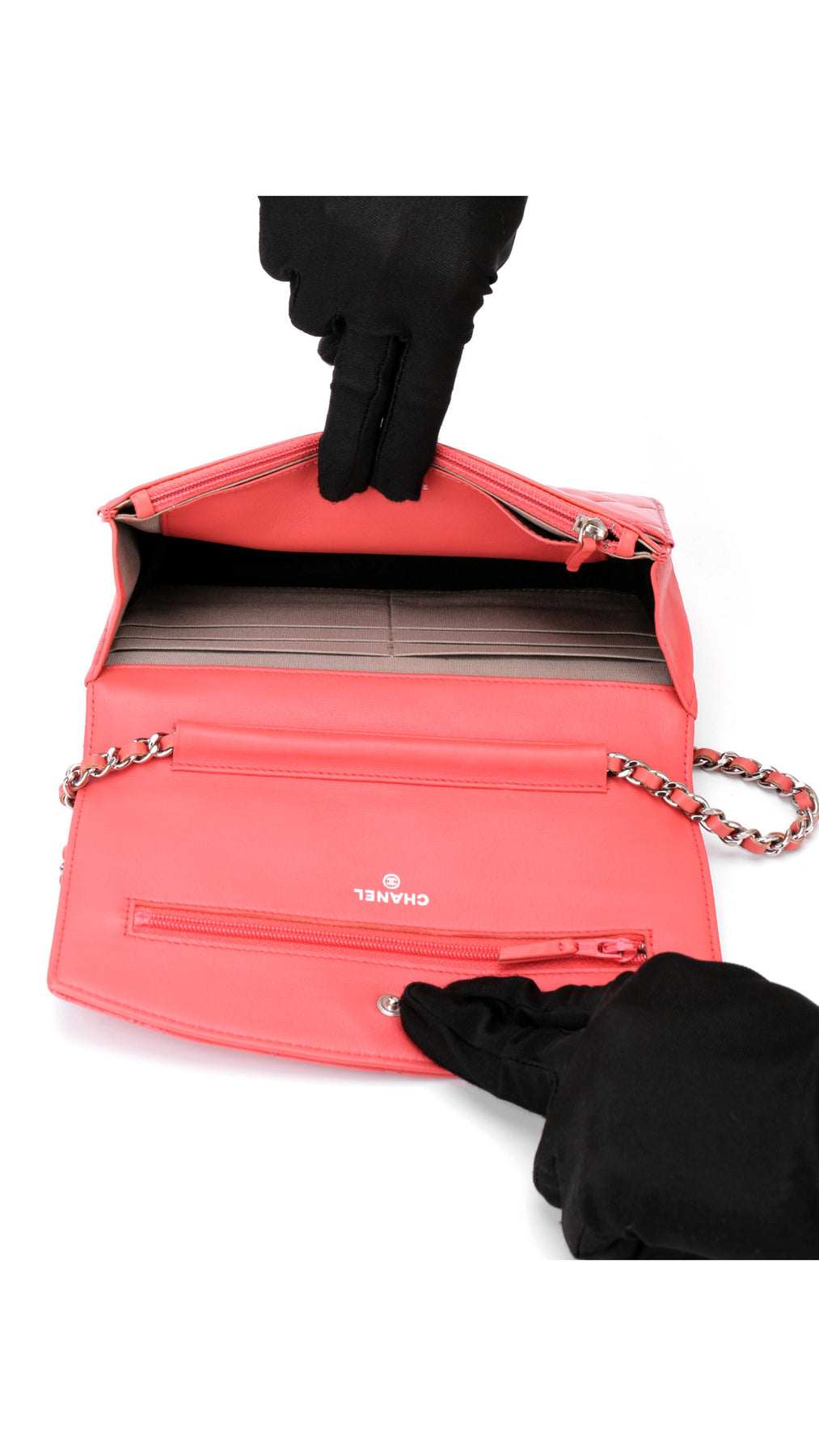 Chanel Wallet On Chain Quilted Flap Bag - Rosa