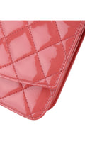 Chanel Wallet On Chain Quilted Flap Bag - Rosa