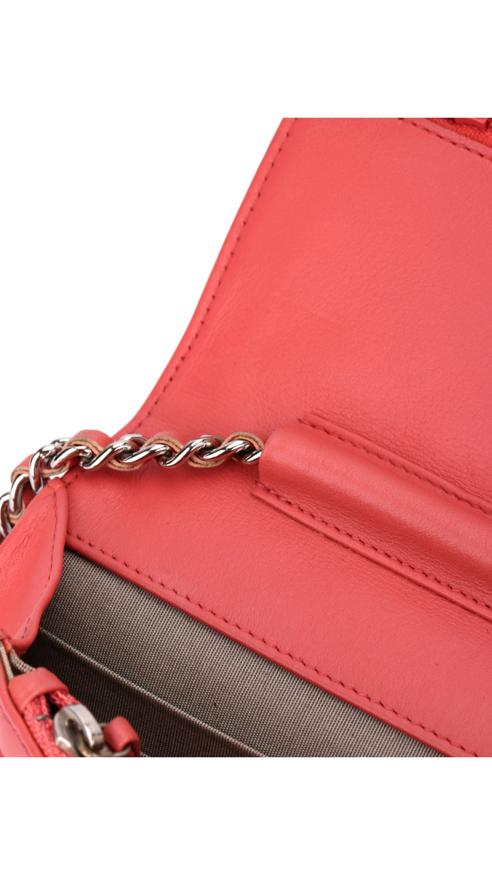 Chanel Wallet On Chain Quilted Flap Bag - Rosa