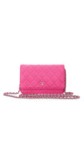 Chanel Wallet On Chain Quilted Flap Bag - Rosa