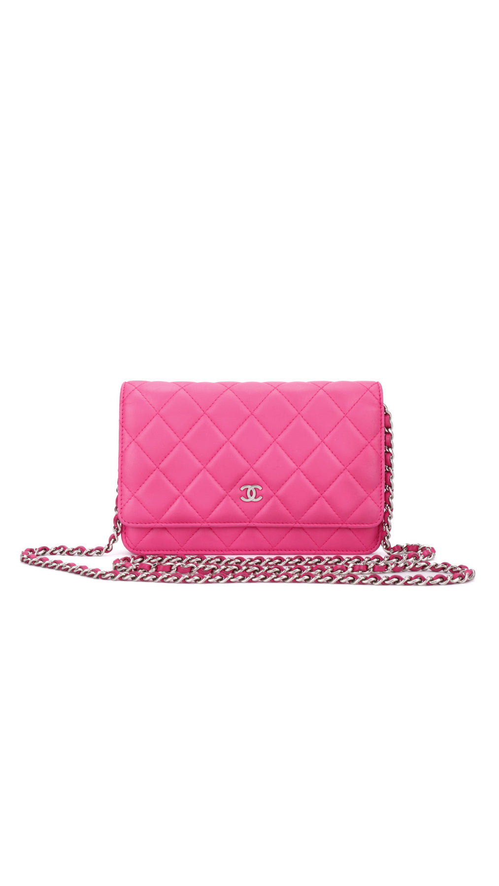 Chanel Wallet On Chain Quilted Flap Bag - Rosa