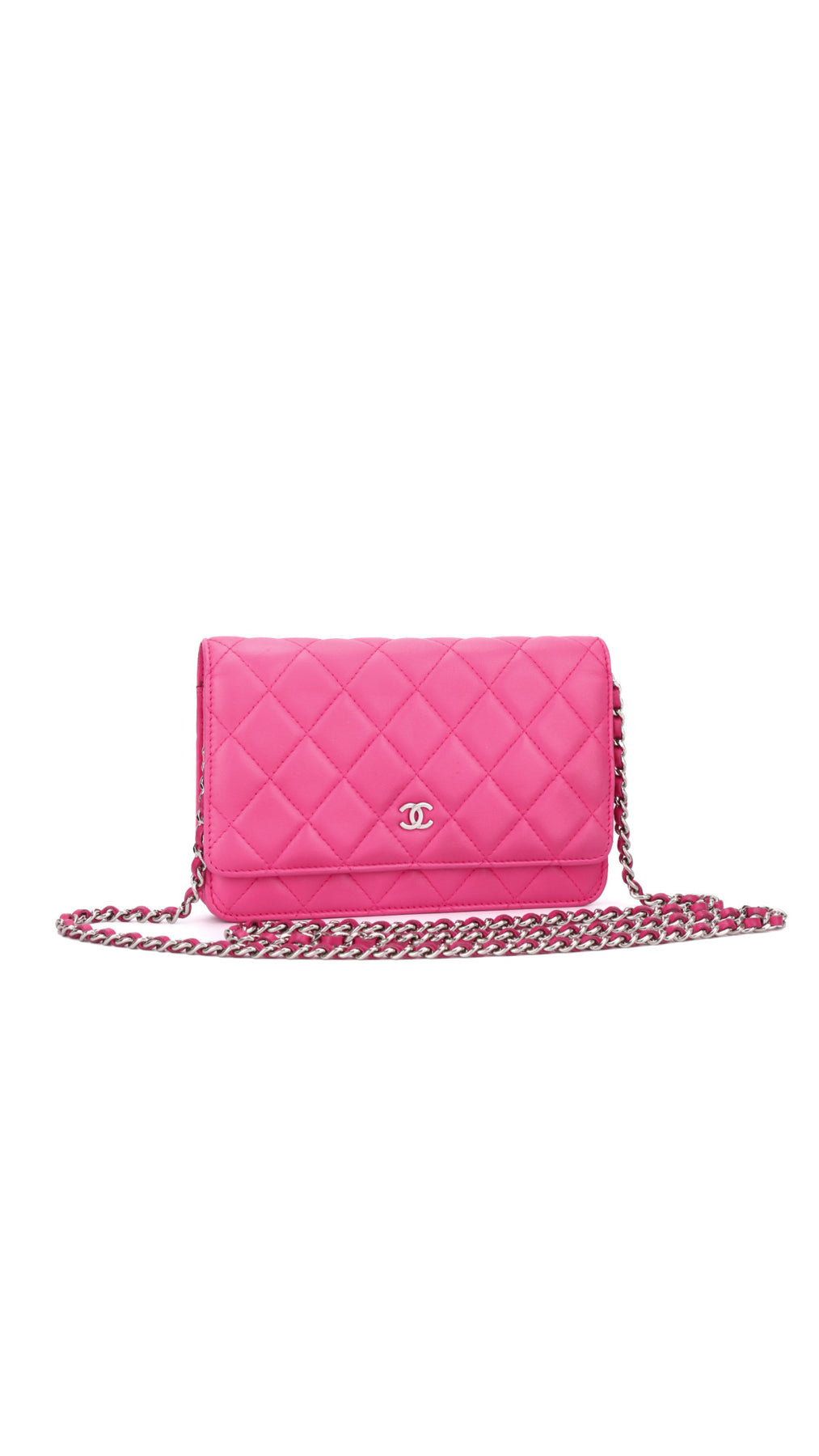 Chanel Wallet On Chain Quilted Flap Bag - Rosa
