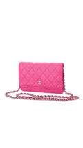 Chanel Wallet On Chain Quilted Flap Bag - Rosa