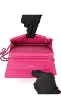 Chanel Wallet On Chain Quilted Flap Bag - Rosa