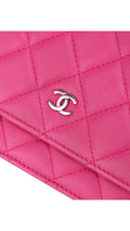 Chanel Wallet On Chain Quilted Flap Bag - Rosa
