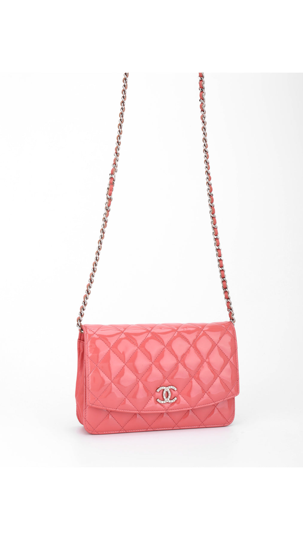 Chanel Wallet On Chain Quilted Flap Bag - Rosa