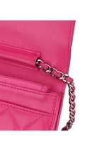Chanel Wallet On Chain Quilted Flap Bag - Rosa