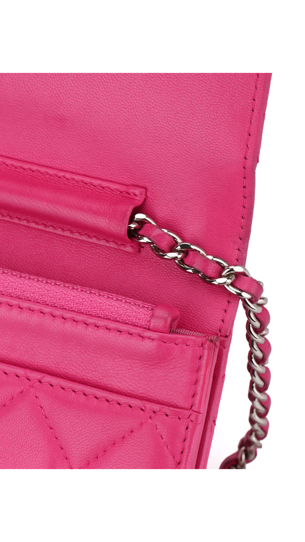 Chanel Wallet On Chain Quilted Flap Bag - Rosa