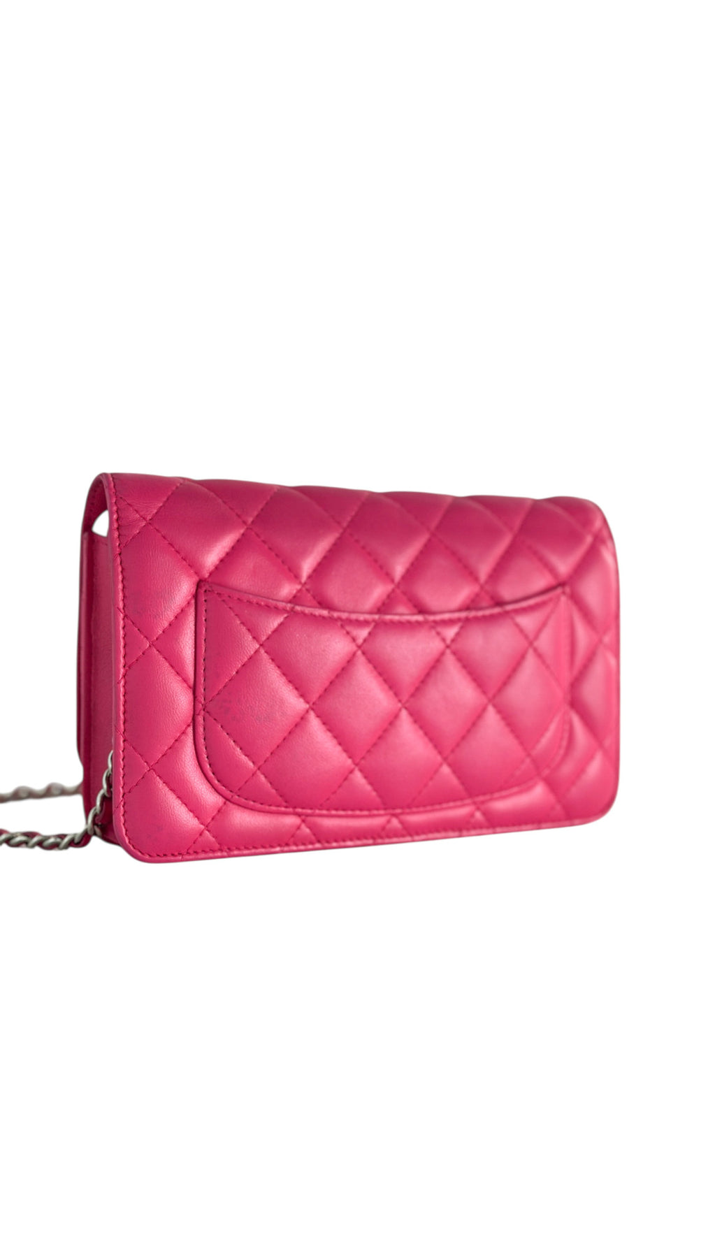 Chanel Wallet On Chain Quilted Flap Bag - Rosa