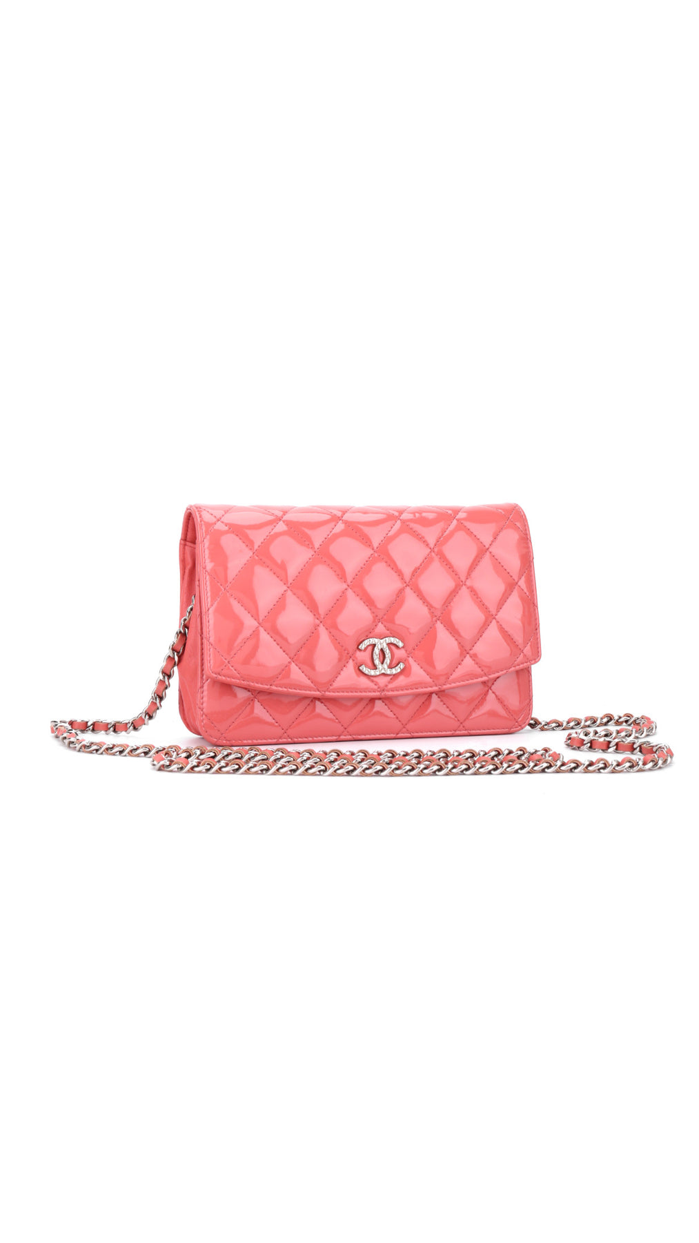Chanel Wallet On Chain Quilted Flap Bag - Rosa