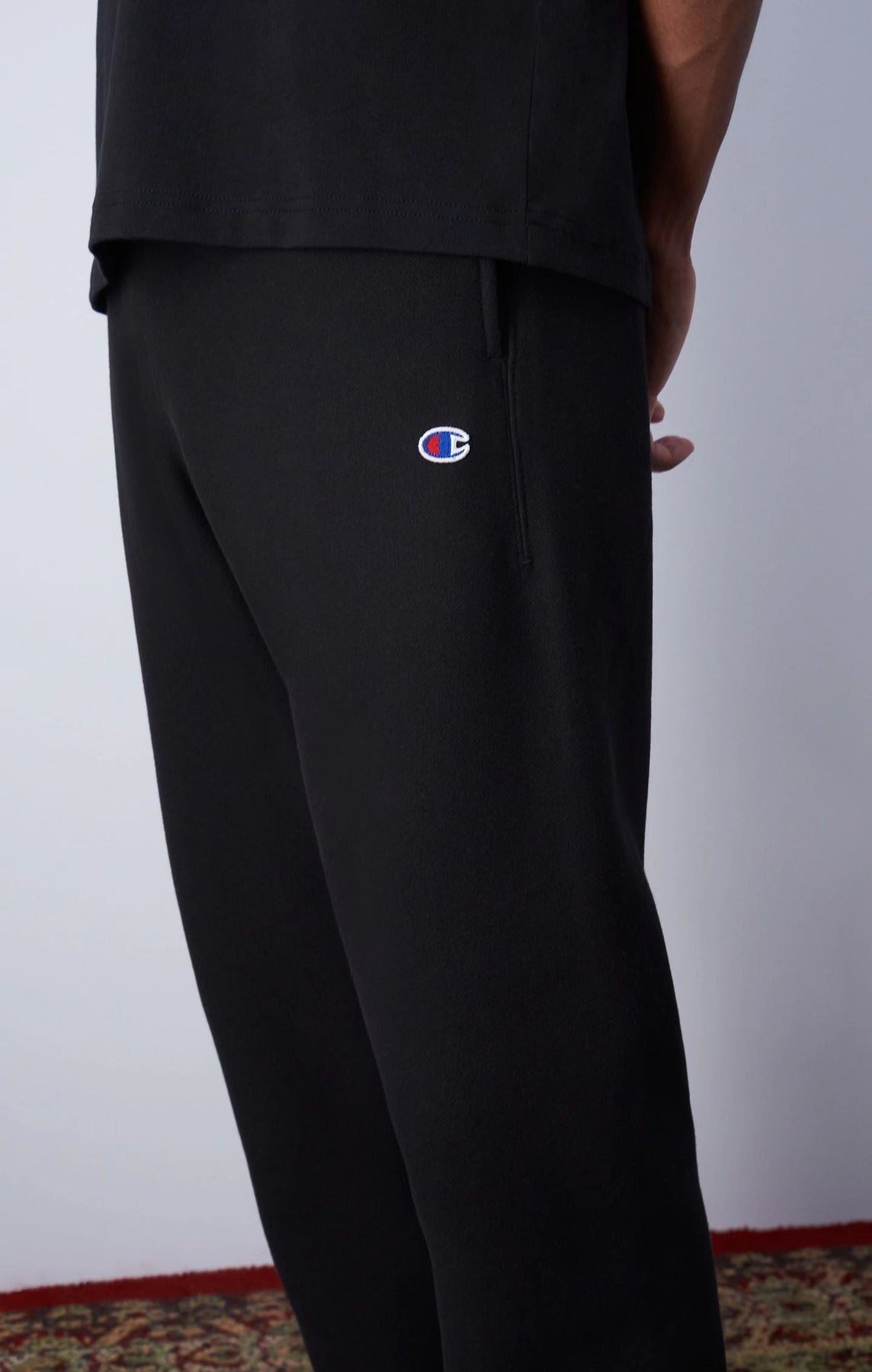 Elastic Cuff Pants - Black