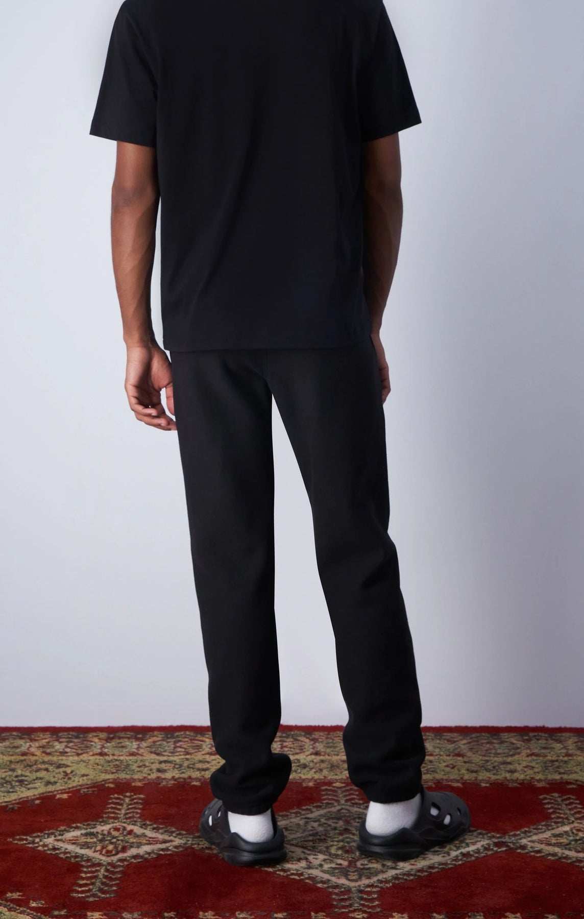 Elastic Cuff Pants - Black