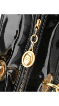 Dior Lady Dior Patent Axelväska - Svart