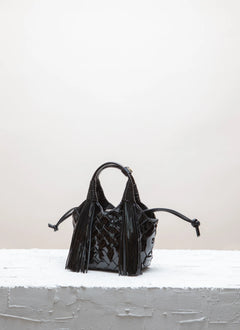 Misu Mini Fringe - Black Patent