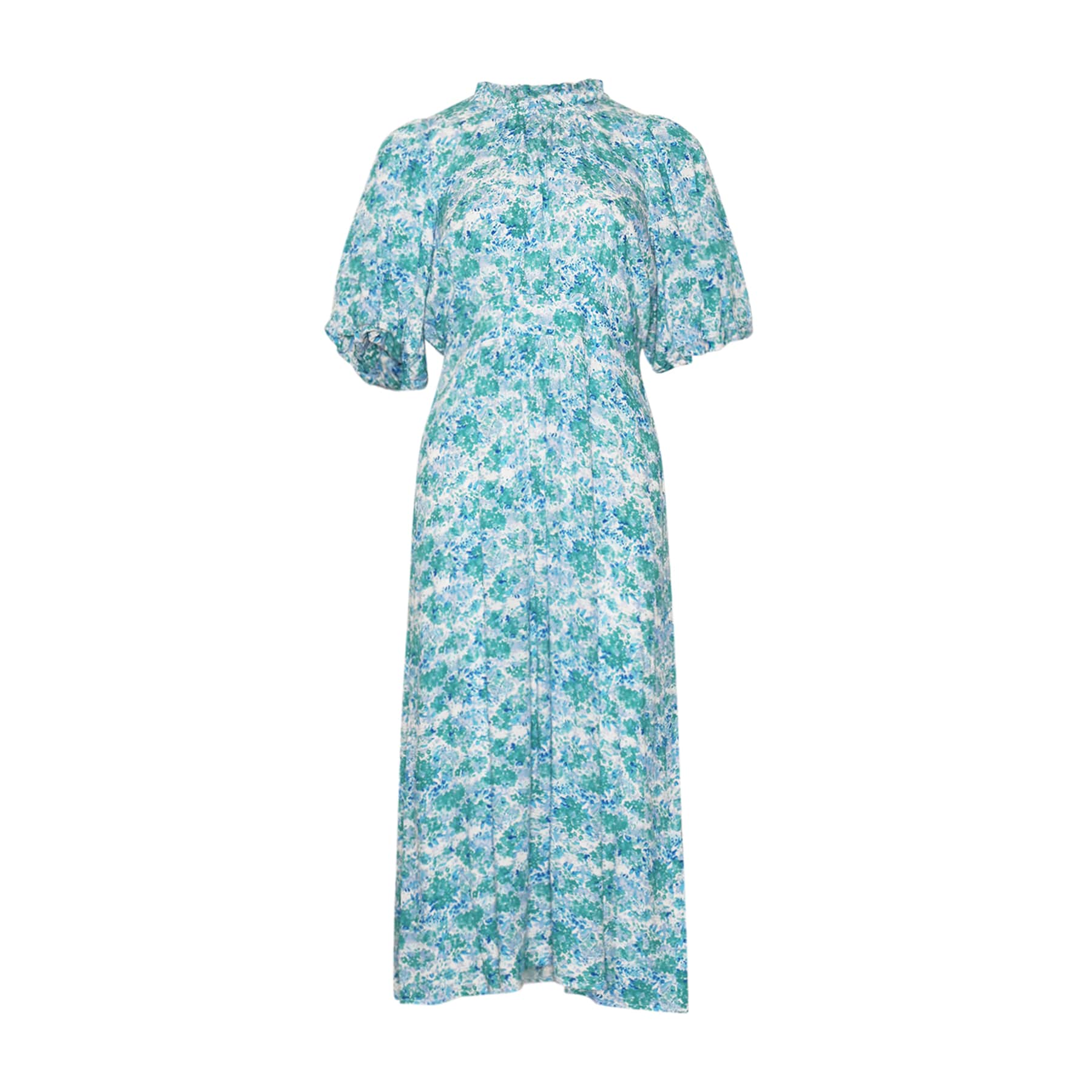 Ruth Dress - Cindy Blue Print