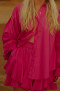 Summer Lounge Set - Hot Pink