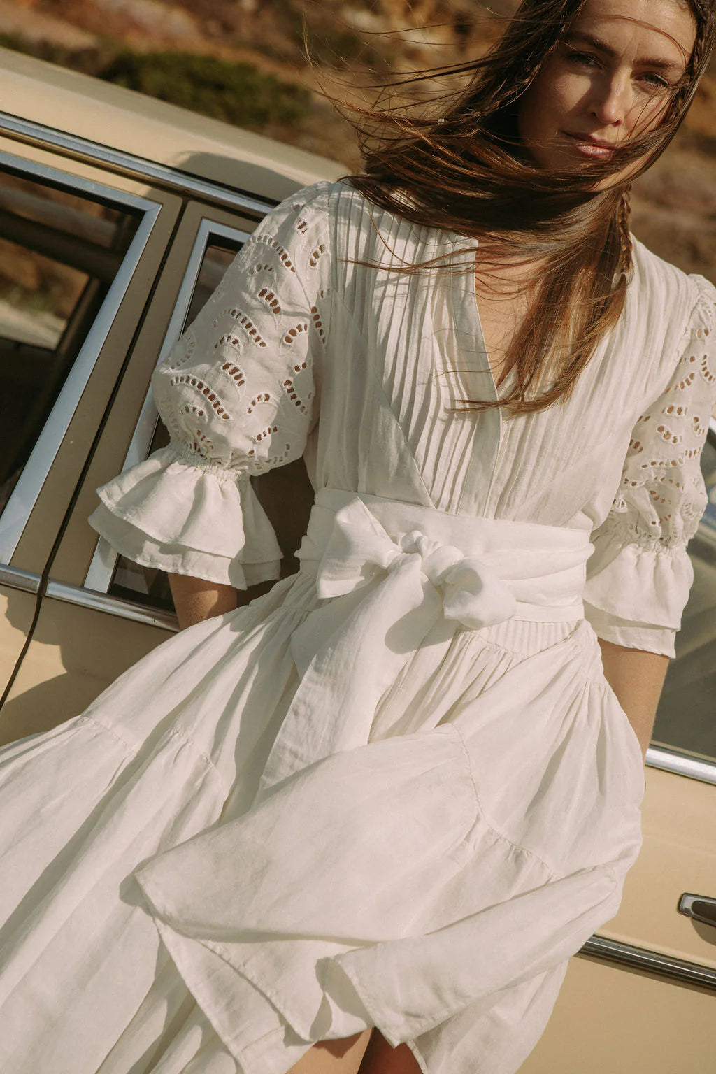 Coco Short Dress - Offwhite