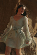 Wow Short Dress - Soft Pistachio
