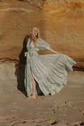 Wow Long Dress - Soft Pistachio
