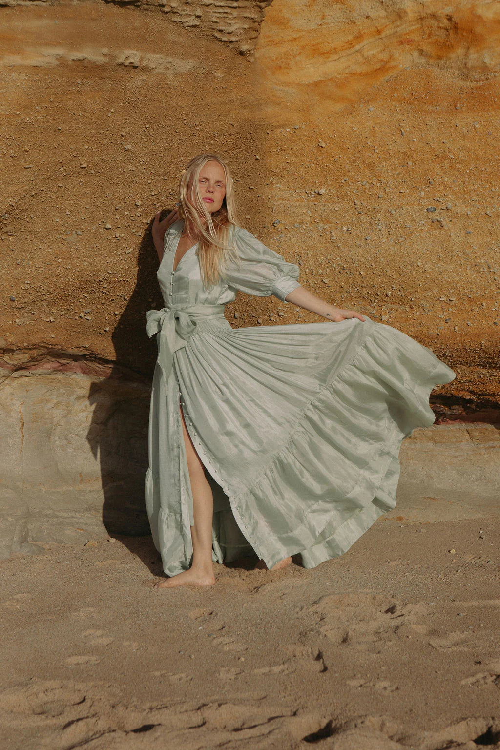 Wow Long Dress - Soft Pistachio