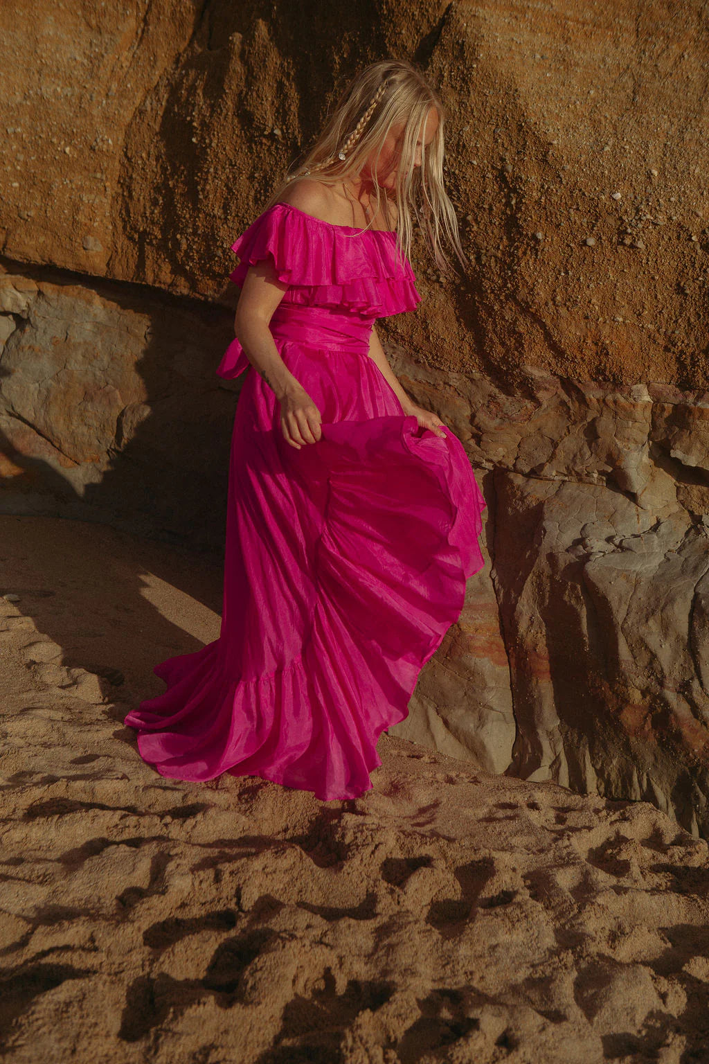 Wow Senorita Klänning - Hot Pink