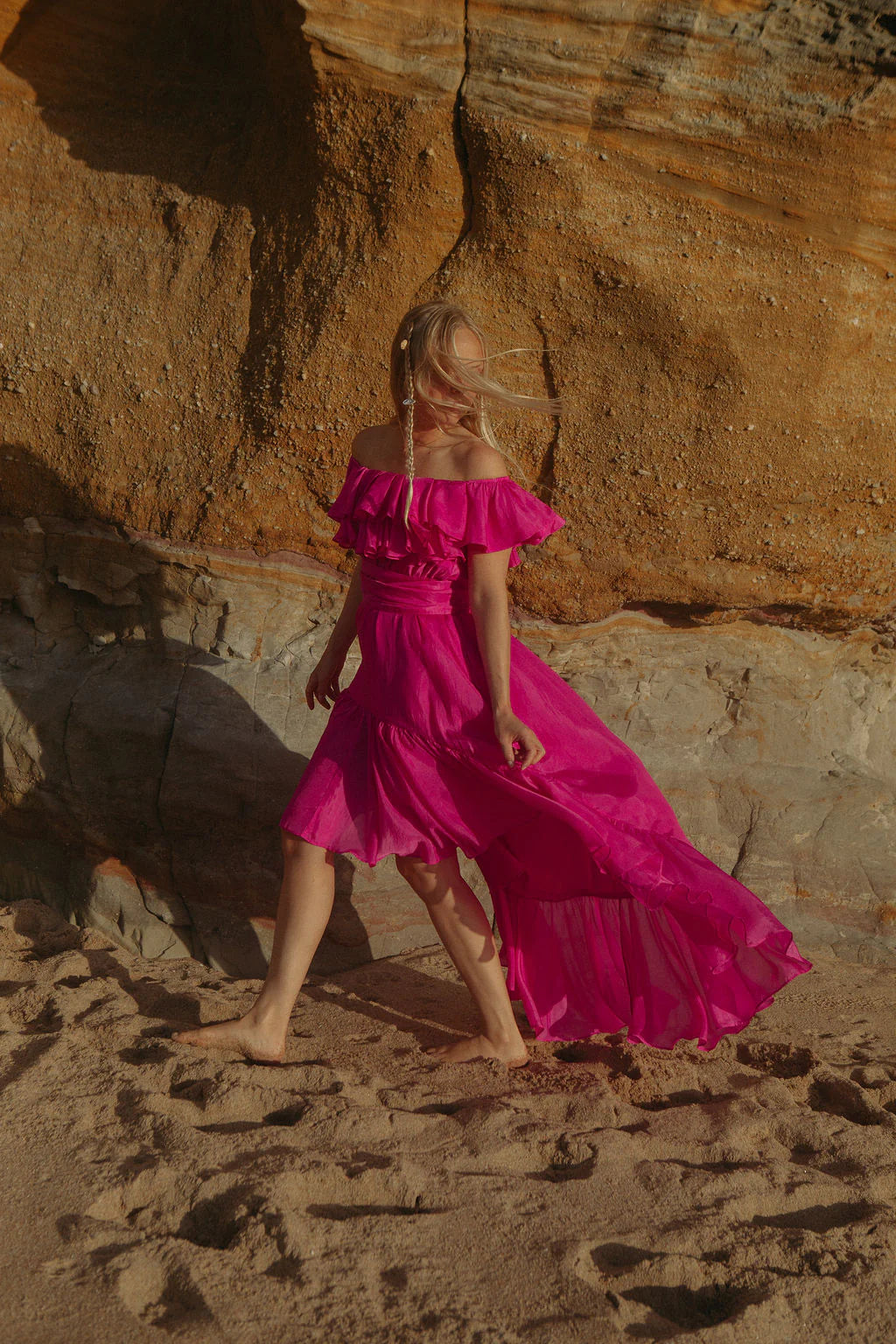 Wow Senorita Klänning - Hot Pink