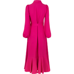 Lotus Dress -  Fuchsia Pink