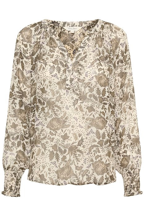 KettaPW BL - Dusky Green Fleur Print