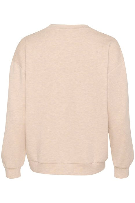 LaicentIW Vincent Mel Mono Sweat - Vanilla Melange