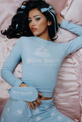 Pillow Princess Ls Pyjama Set - Puderblå