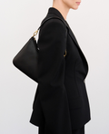 Logo Crossbody Shoulder Bag - Black