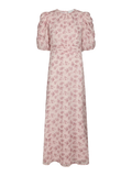 Kikka Chiffon Flower Dress - Rose
