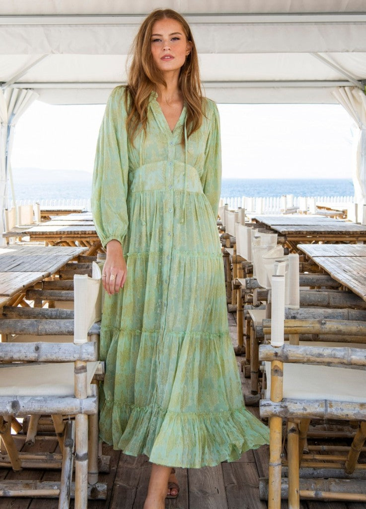 Elodie Dress - French Lime