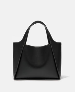 Logo Crossbody Tote Bag - Black