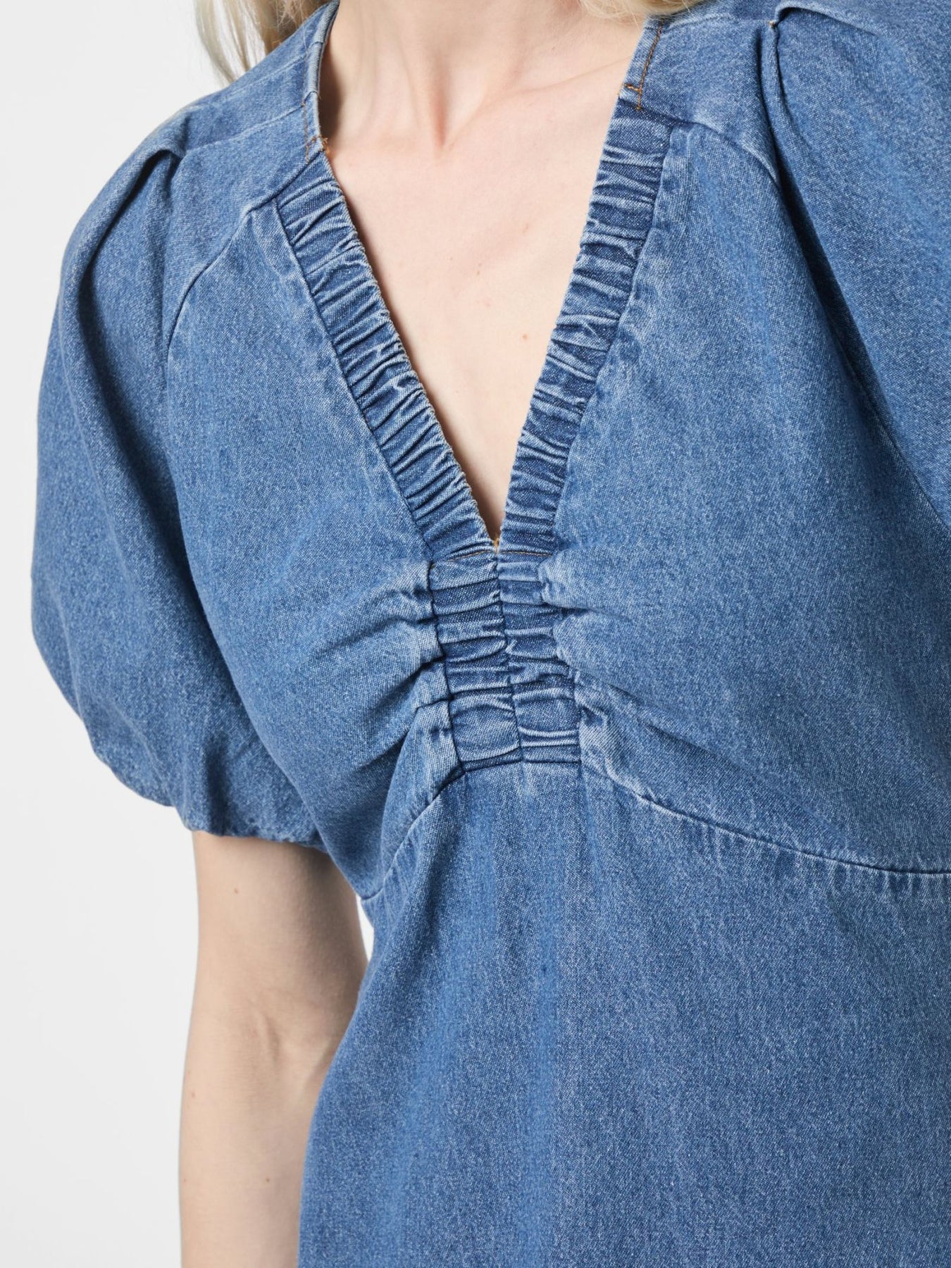 Uma Denimklänning - Blå