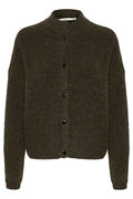 AlphaGZ Short Cardigan - Olive Melange