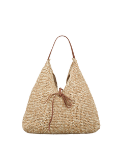 Paper Straw Siena Bag - Nature