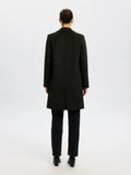 Sasja Wool Blend Coat - Deep Depths Melange