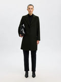 Sasja Wool Blend Coat - Deep Depths Melange